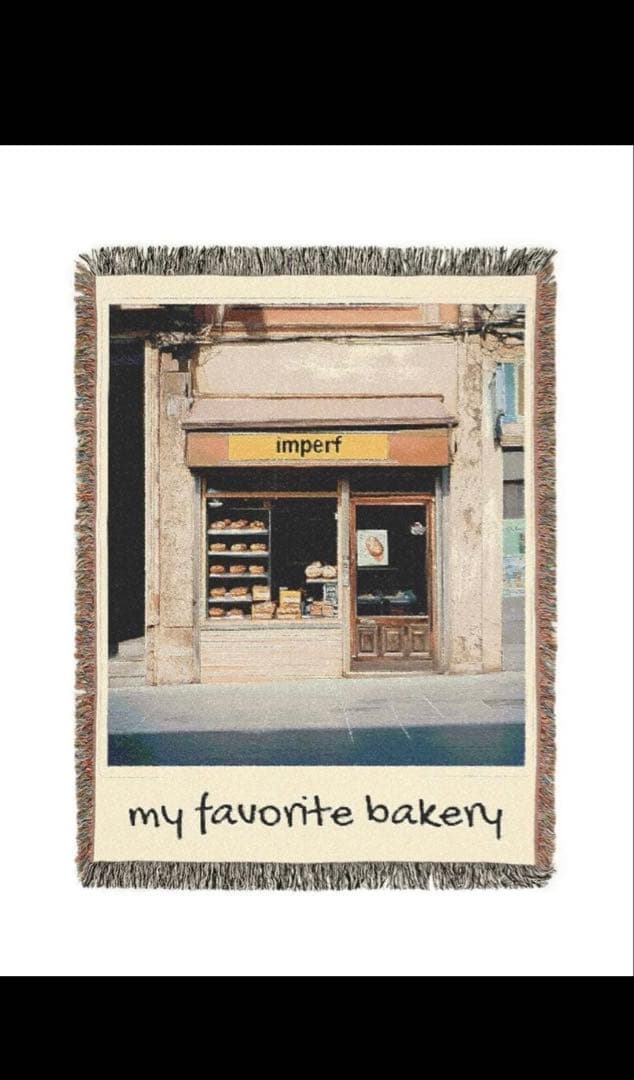 ［BAKERY THROW BLANKET］imperf ブランケット