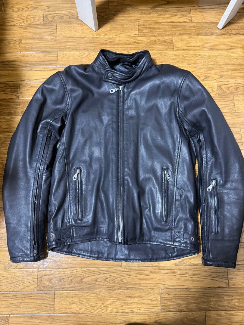 ラフアンドロード　ベンテッドライディングシープレザージャケットFP RA5036