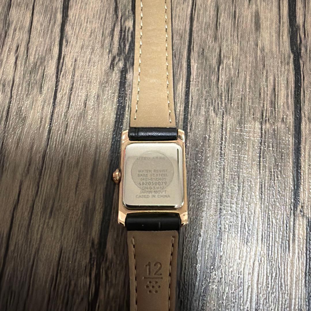 【フジモト】UNITED ARROWS レディース 腕時計 ゴールド/