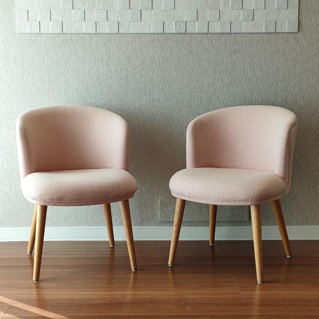 シャルロット・ビルトゲン　デザイナーズチェア　2脚セット　1脚定価7万