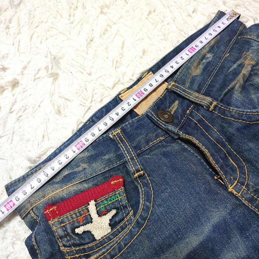 ロリータジーンズ × 奈良美智 ワッペン サガラ刺繍 ジーンズ