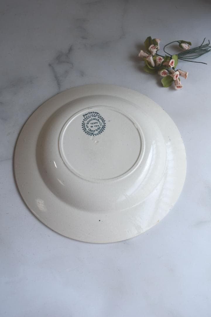 ショワジー・ル・ロワ　ブルーのポンパドール　深皿　POMPADOUR