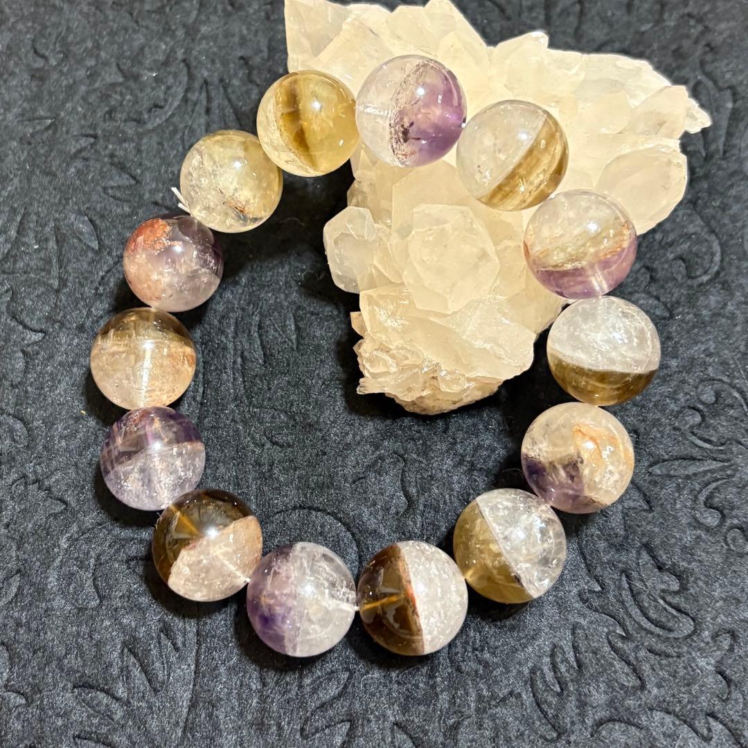 お値下げ！レア！ドリームコートレムリアン　ブレスレット 大玉16〜16.5ミリ