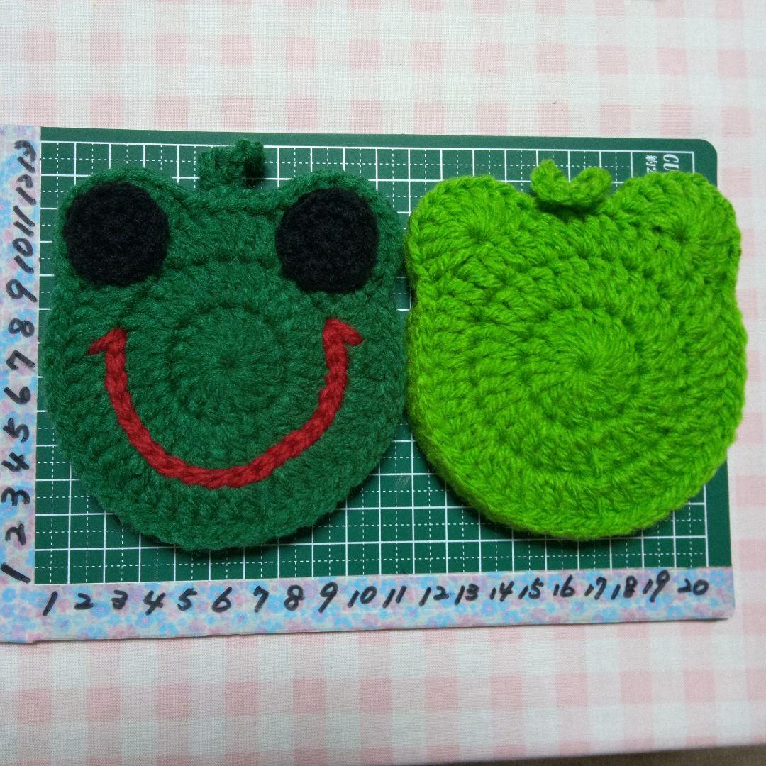 【358】アクリルたわし色々　190枚。ポシェット　66枚。