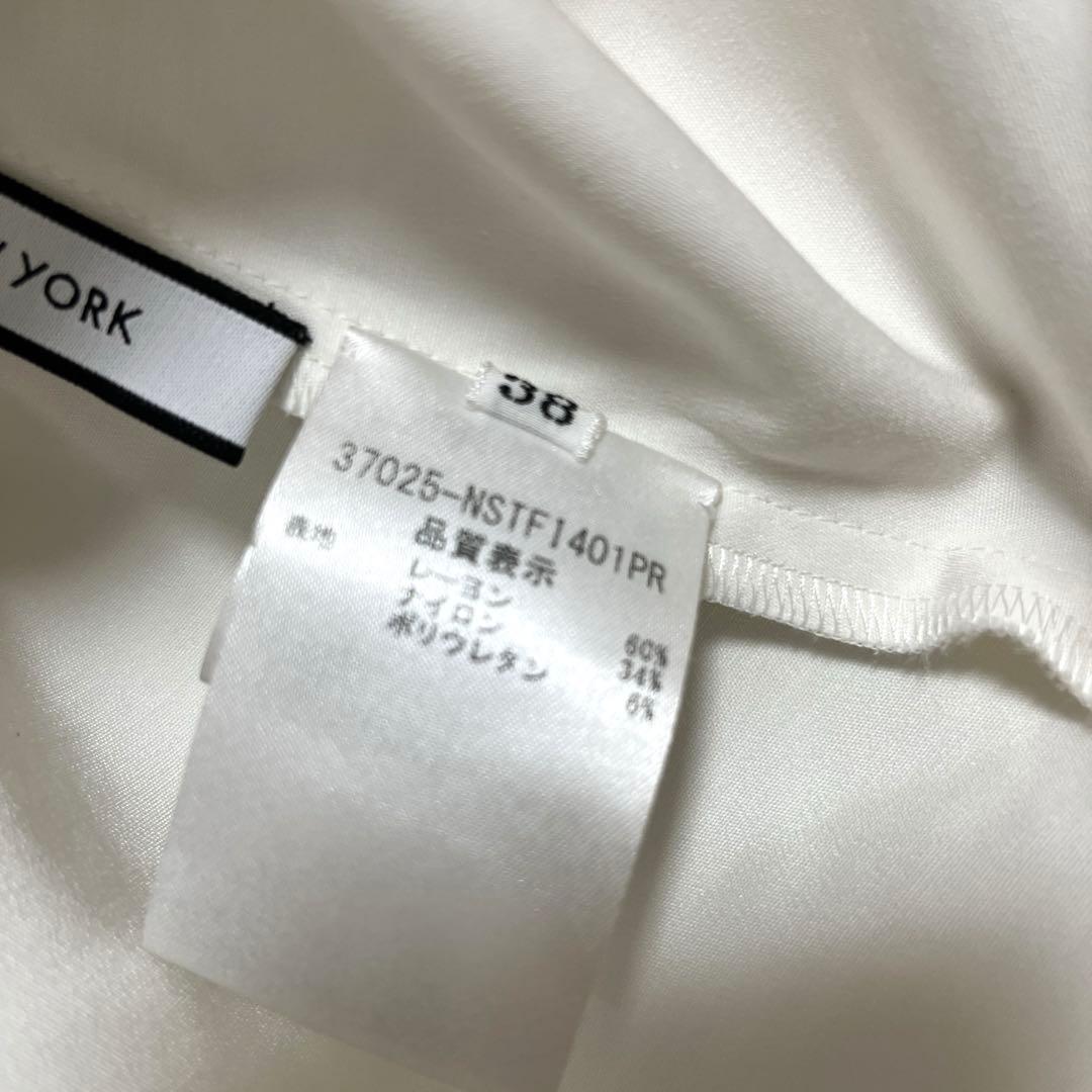 フォクシー　ラッフルトリムスリーブＴ トップス ホワイト　38