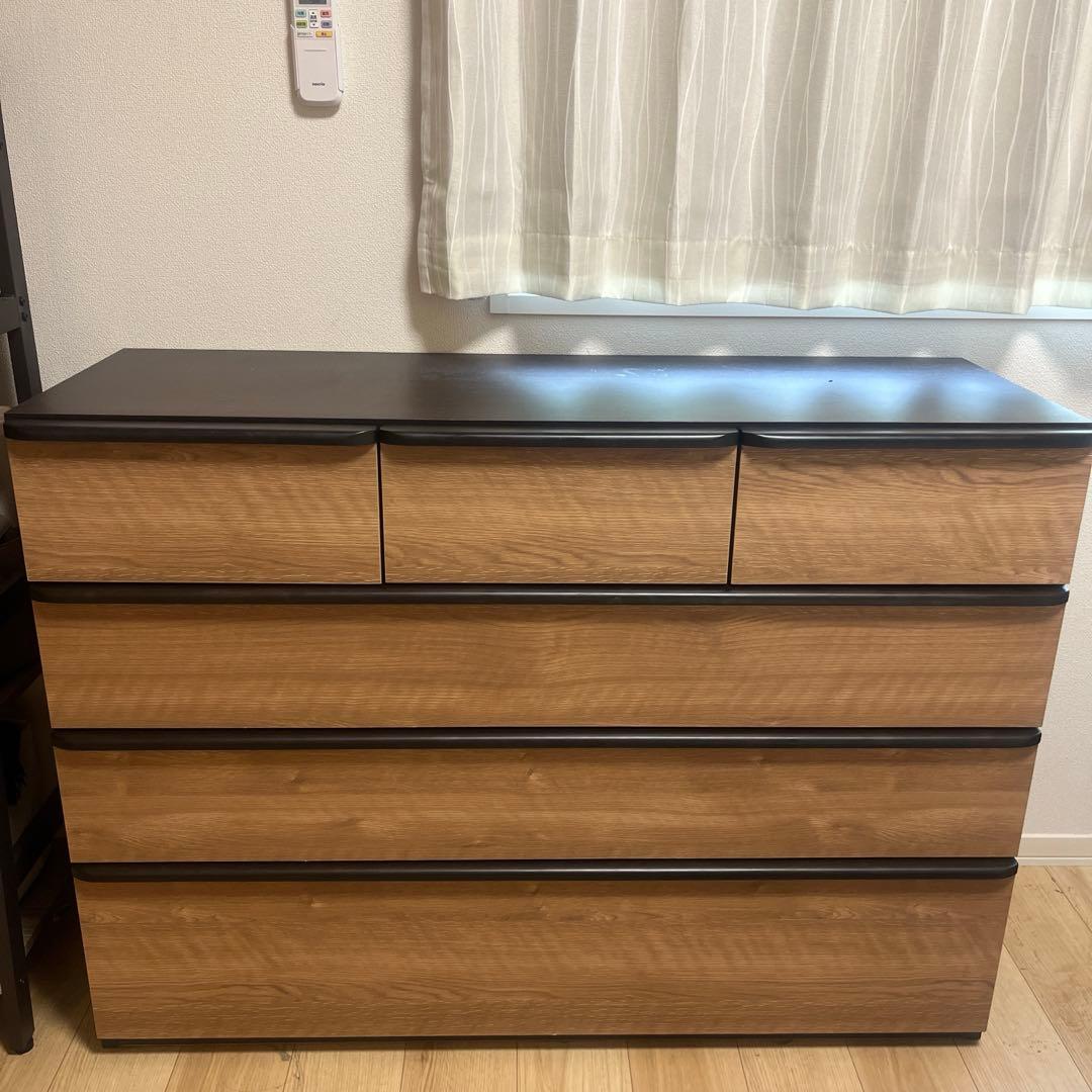 【送料込】ニトリ　ローチェスト　4段