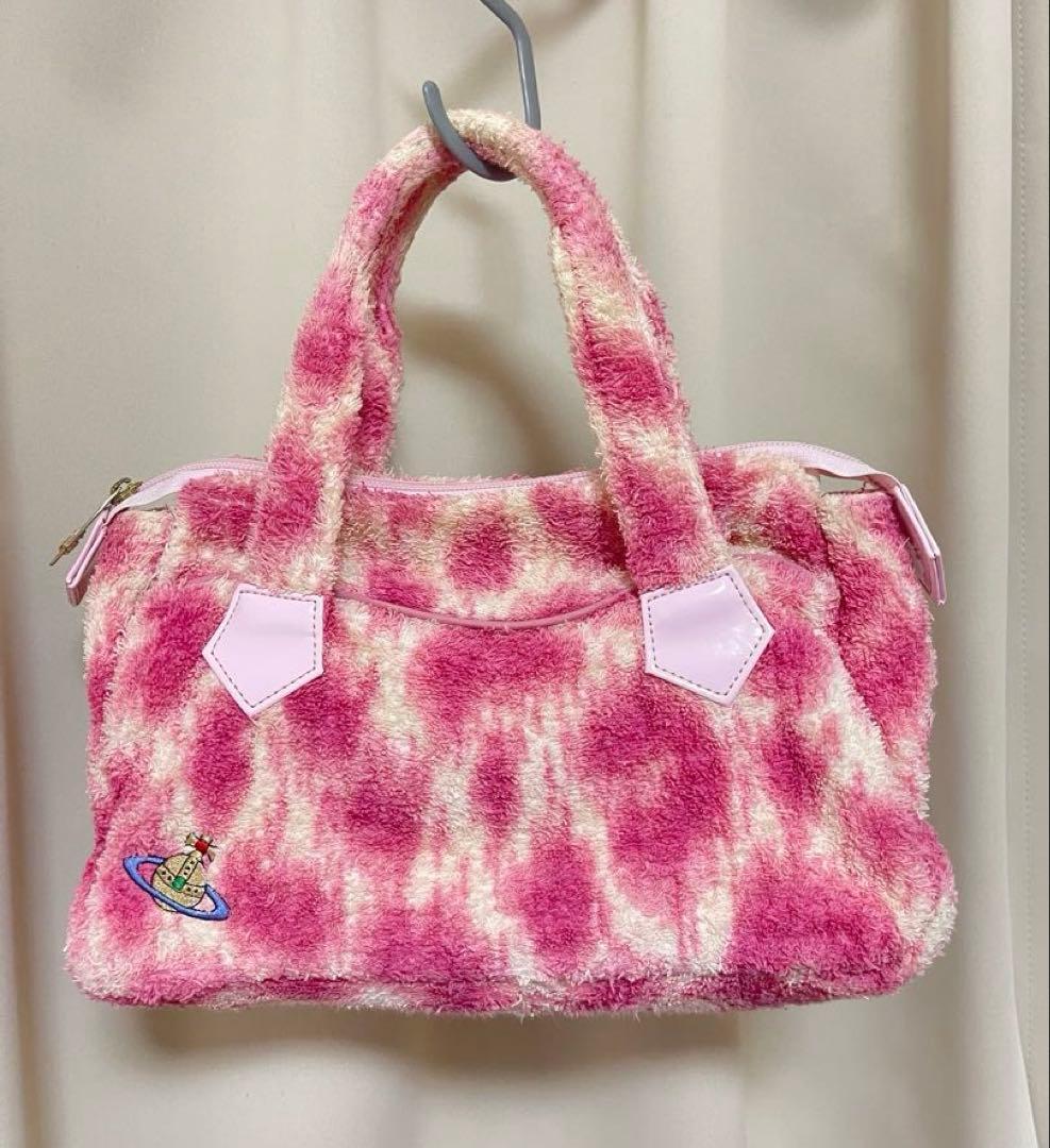 Vintage Vivienne Westwood ヒョウ柄テリークロスバッグ