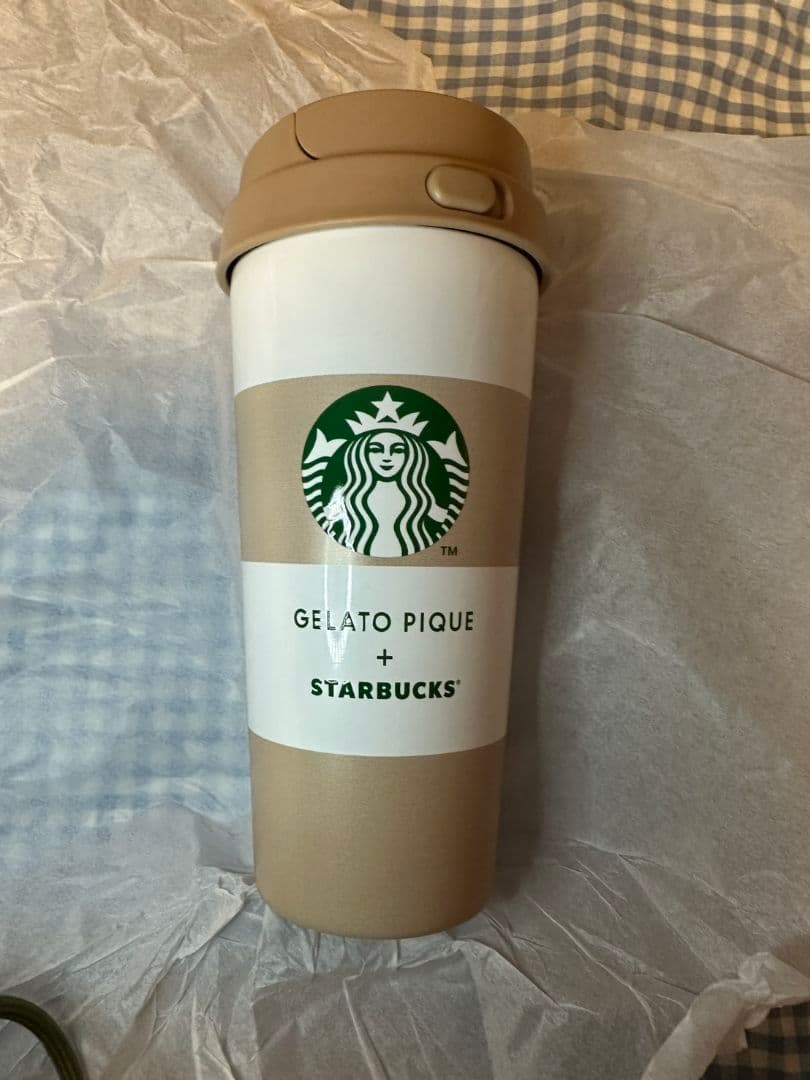 【箱入 新品】GELATO PIQUE + STARBUCKS ベージュ