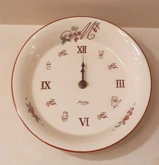 マニー❤ロココ ディッシュクロック 陶器