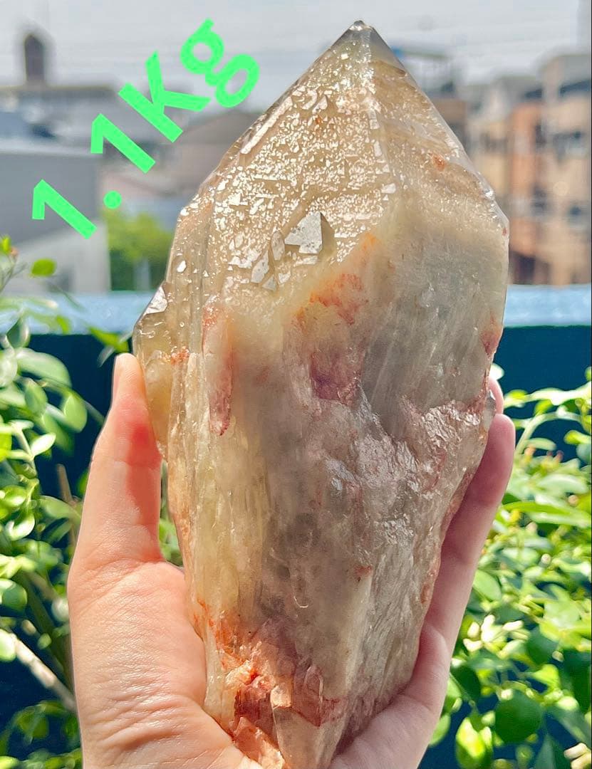 レコードキーパー　ナチュラルシトリンキャンドルクォーツ 天然石　パワーストーン