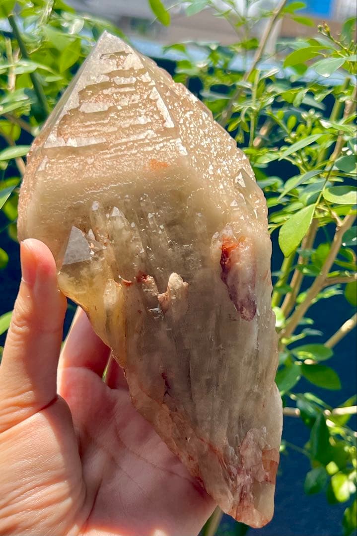 レコードキーパー　ナチュラルシトリンキャンドルクォーツ 天然石　パワーストーン