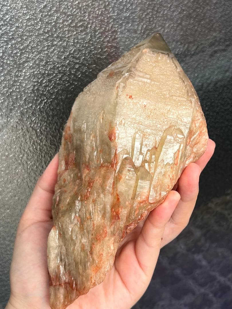 レコードキーパー　ナチュラルシトリンキャンドルクォーツ 天然石　パワーストーン