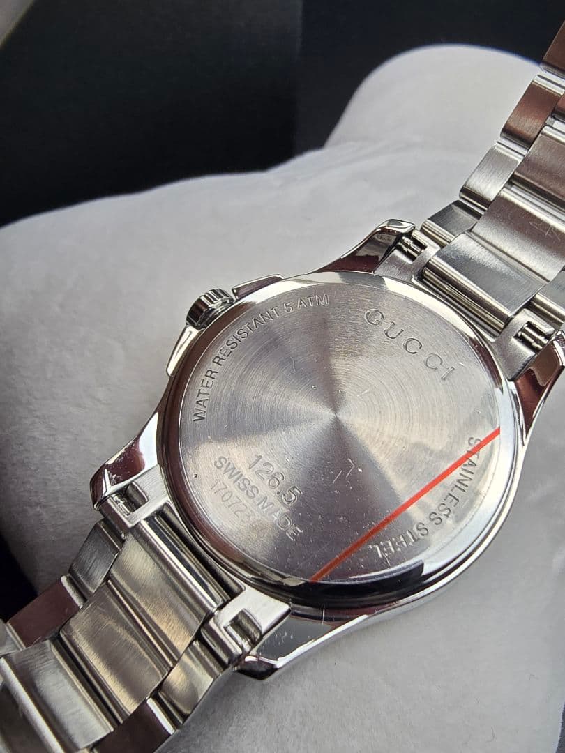 研磨済 電池交換済 GUCCI 腕時計 Gタイムレス YA126.5 正規品 箱