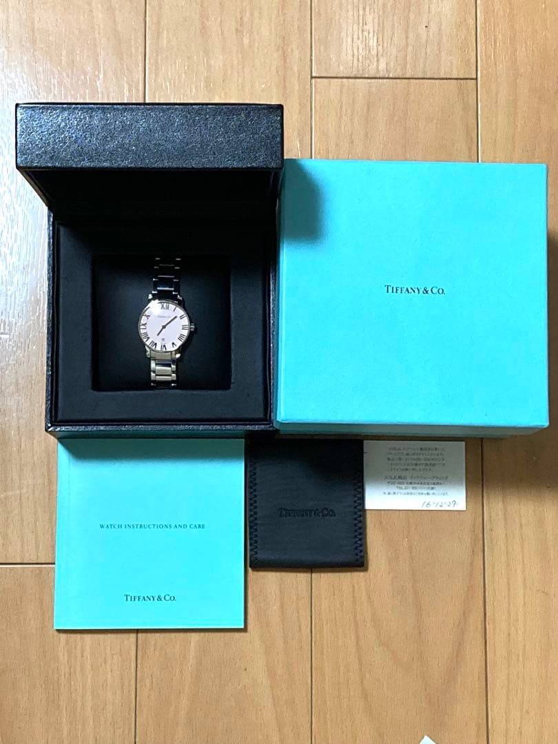 超美品！　Tiffany ティファニー　29mm 新品仕上げ済　レディース腕時計