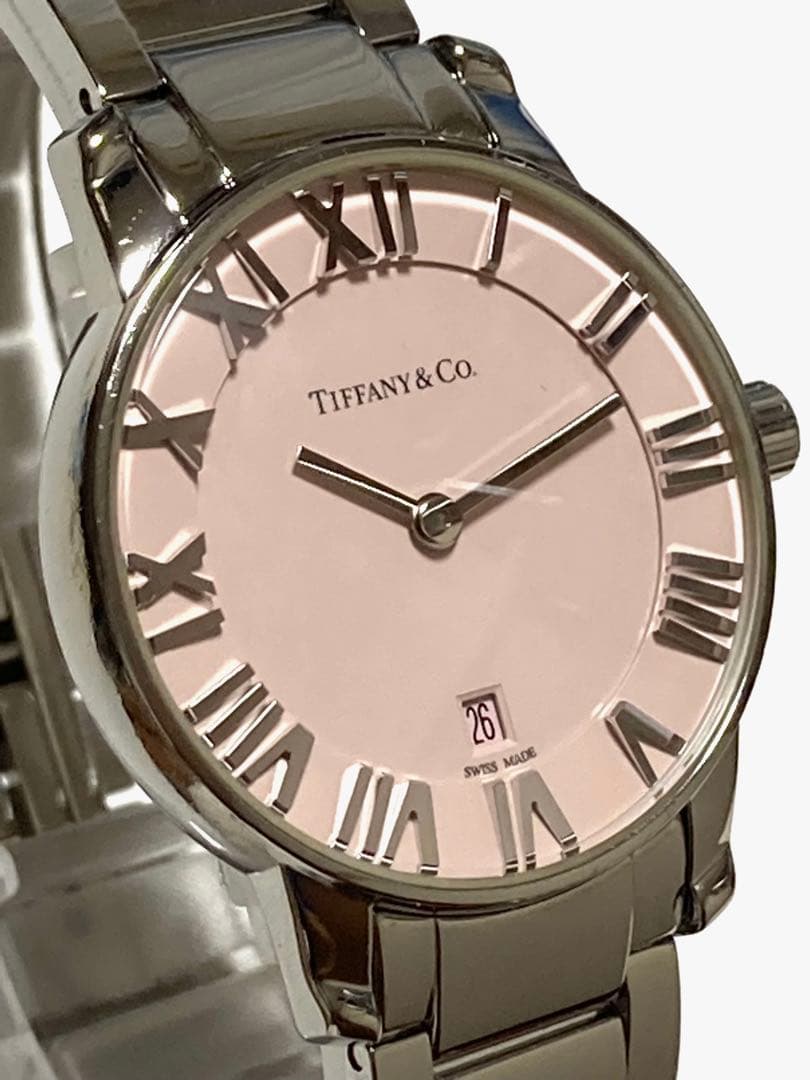 超美品！　Tiffany ティファニー　29mm 新品仕上げ済　レディース腕時計