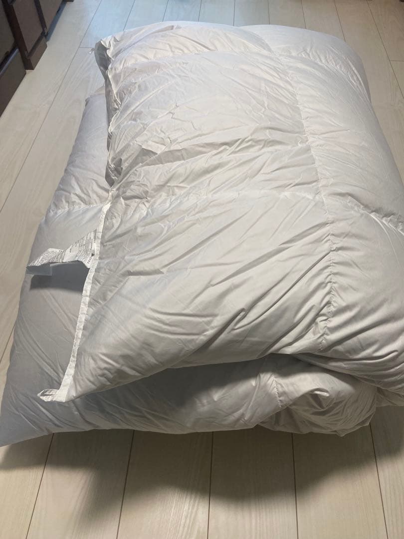 【アカシック】ニトリ 羽毛掛け布団　プレミアム シングル②