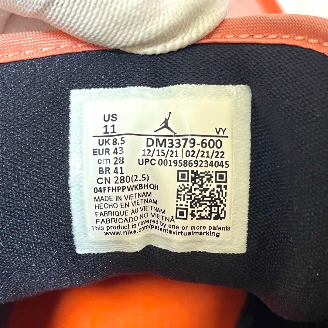 ✨新品未使用品✨NIKE AIR JORDAN 1 LOW 28㎝ オレンジ