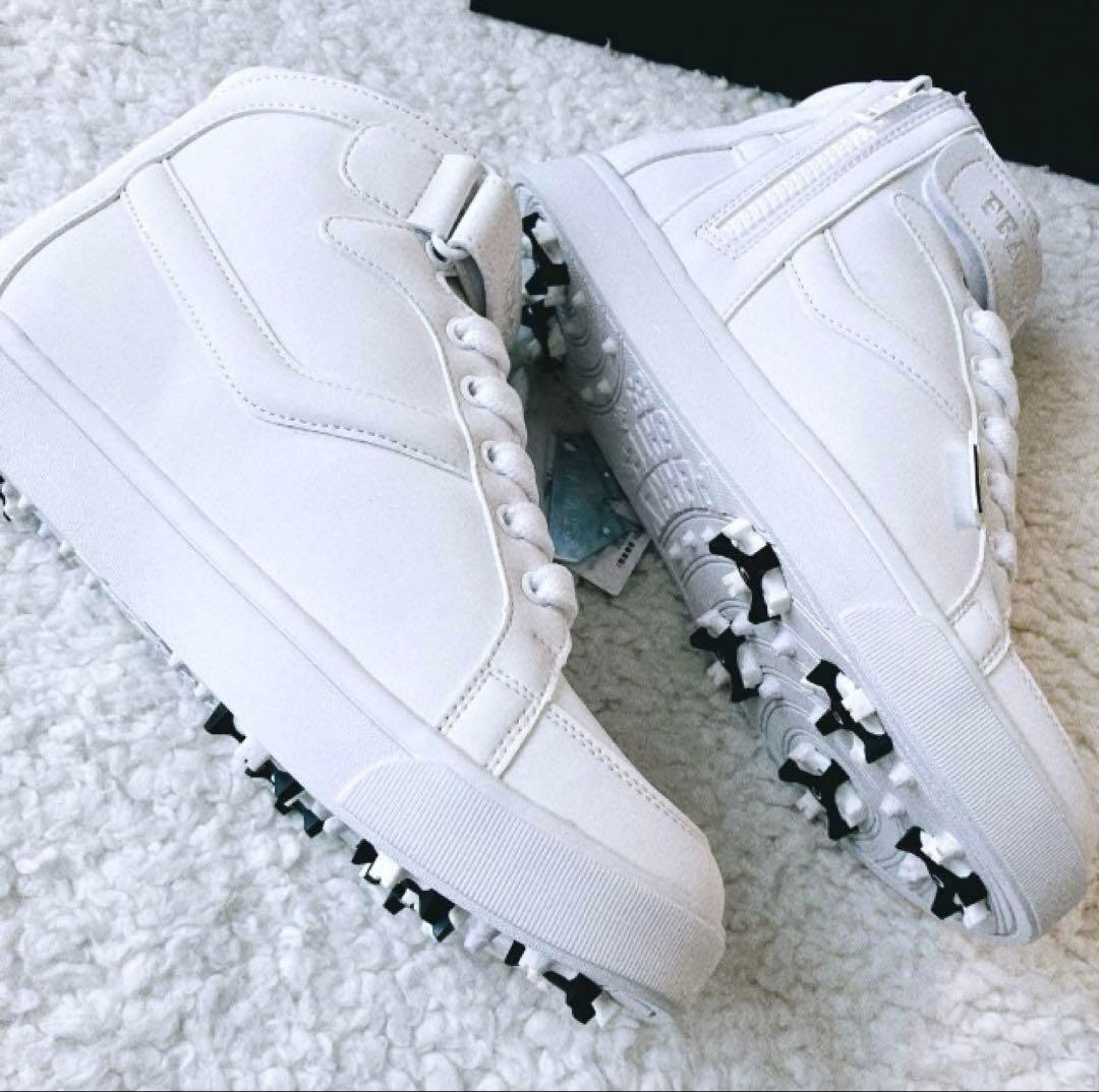 【35,200円新品】パーリーゲイツ　ゴルフ ミドルカット スパイク 23 白