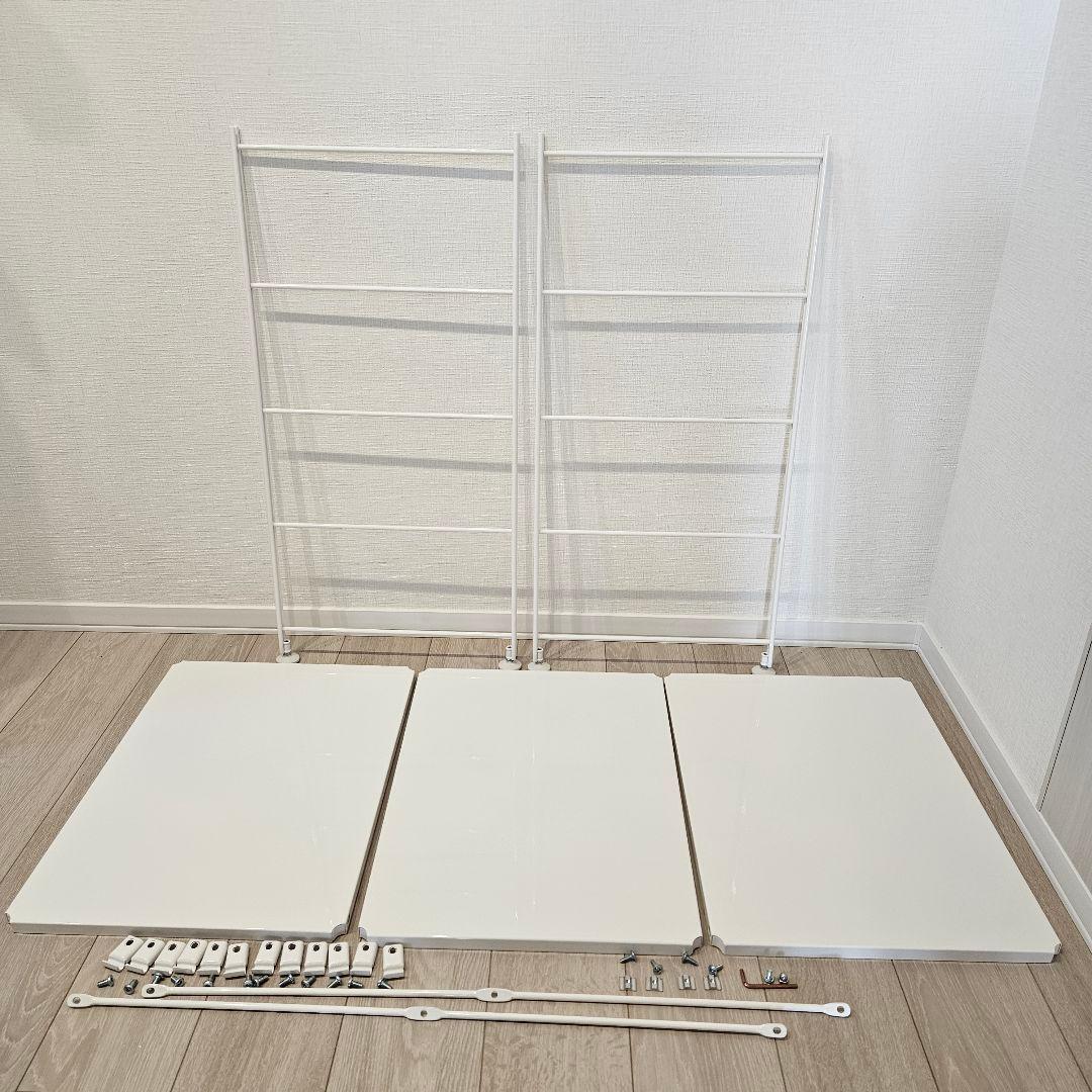 スチールユニットシェルフ　小　ホワイト