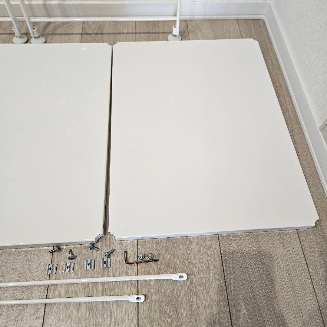 スチールユニットシェルフ　小　ホワイト