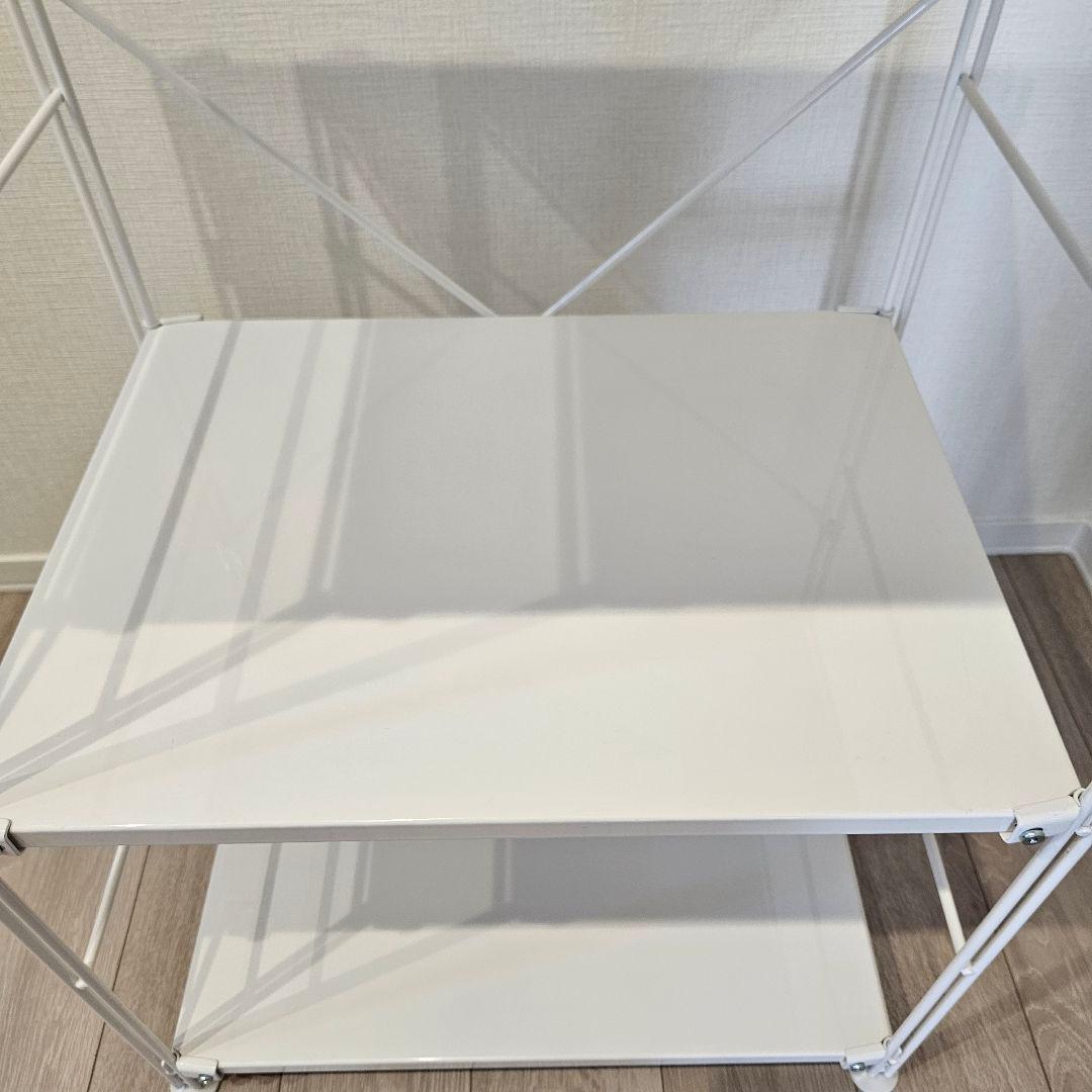 スチールユニットシェルフ　小　ホワイト