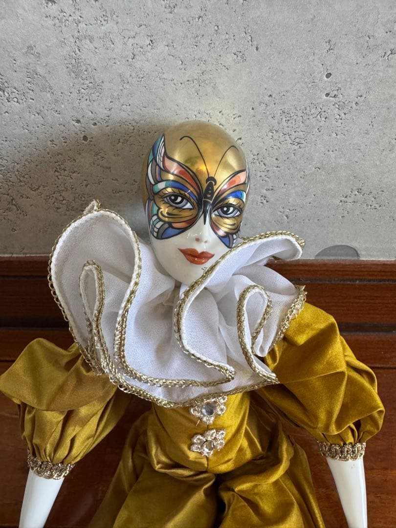 Atelier JANINE アンティークピエロ人形