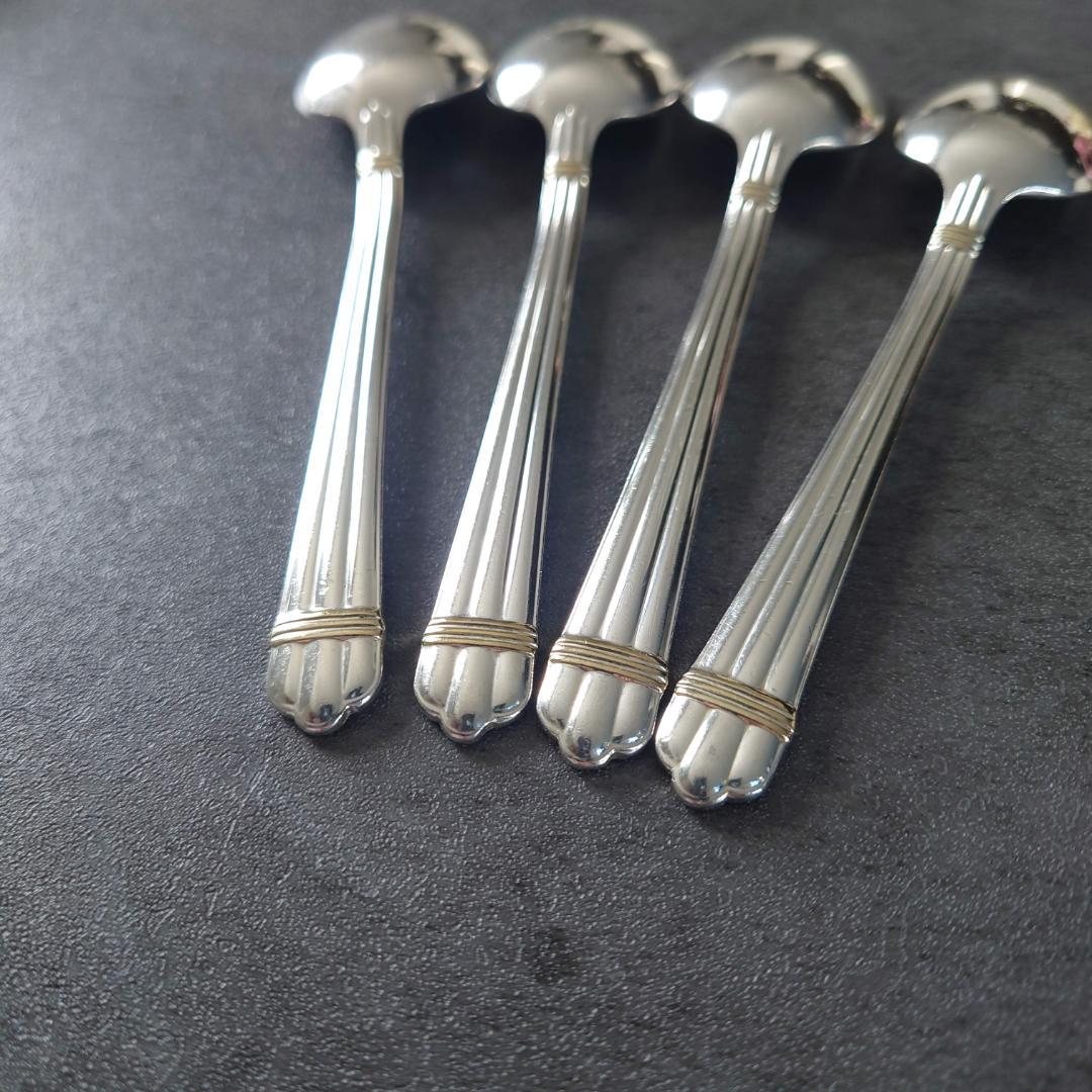 格安 希少 クリストフル アリアゴールドリング コーヒースプーン 4点