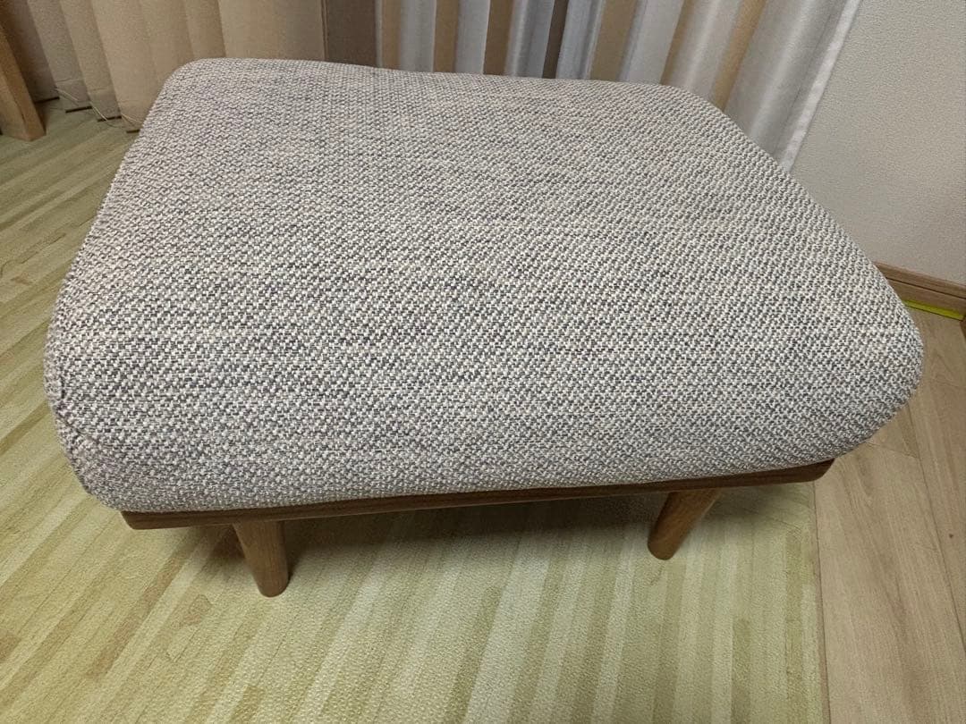 unico loom SIAL オットマン　ライトグレー