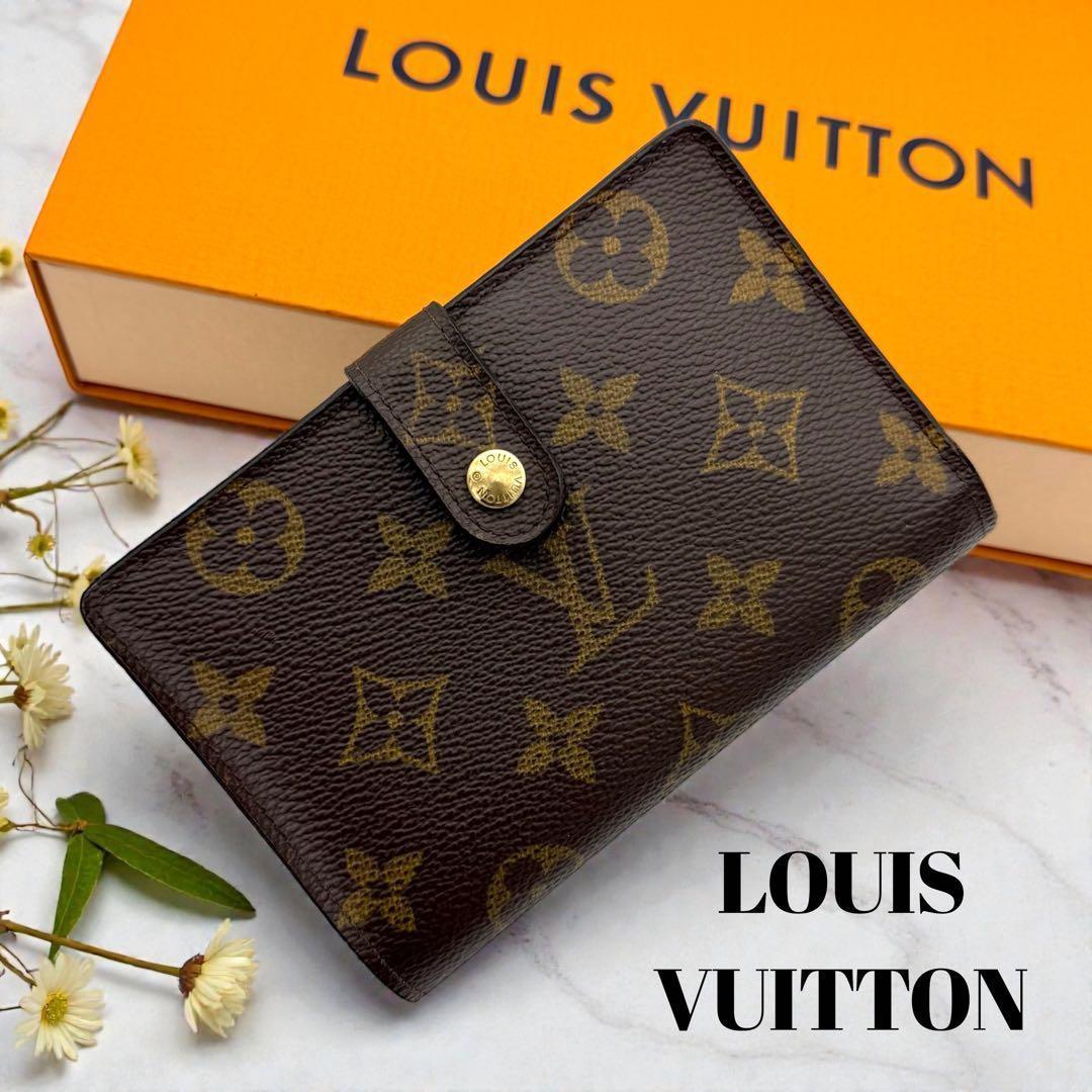 【美品】　ルイヴィトン がま口財布 モノグラム ポルトフォイユ ヴィエノワ