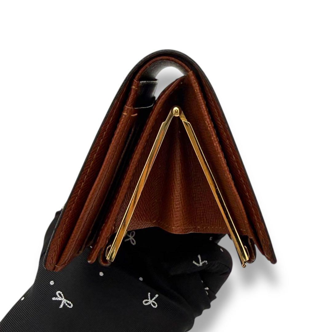 【美品】　ルイヴィトン がま口財布 モノグラム ポルトフォイユ ヴィエノワ