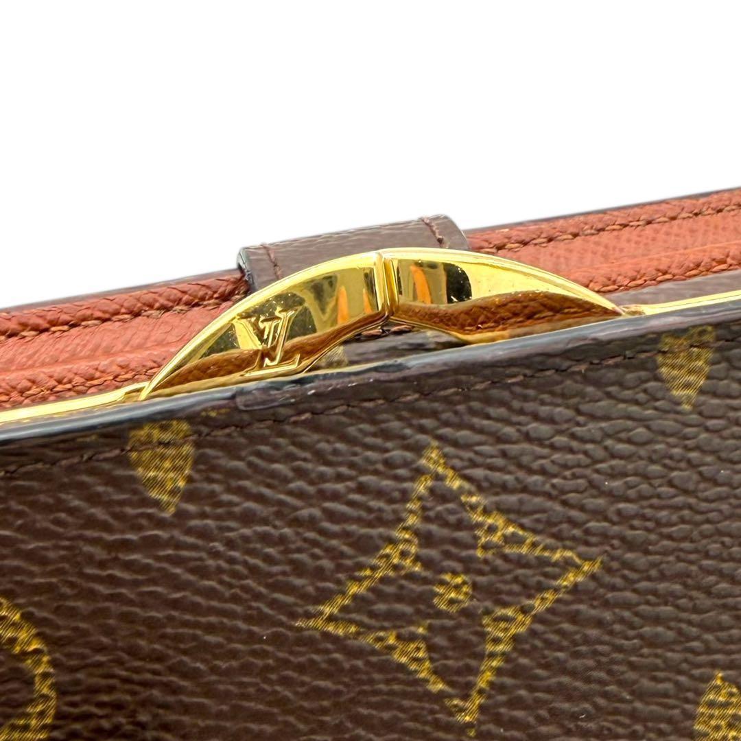 【美品】　ルイヴィトン がま口財布 モノグラム ポルトフォイユ ヴィエノワ