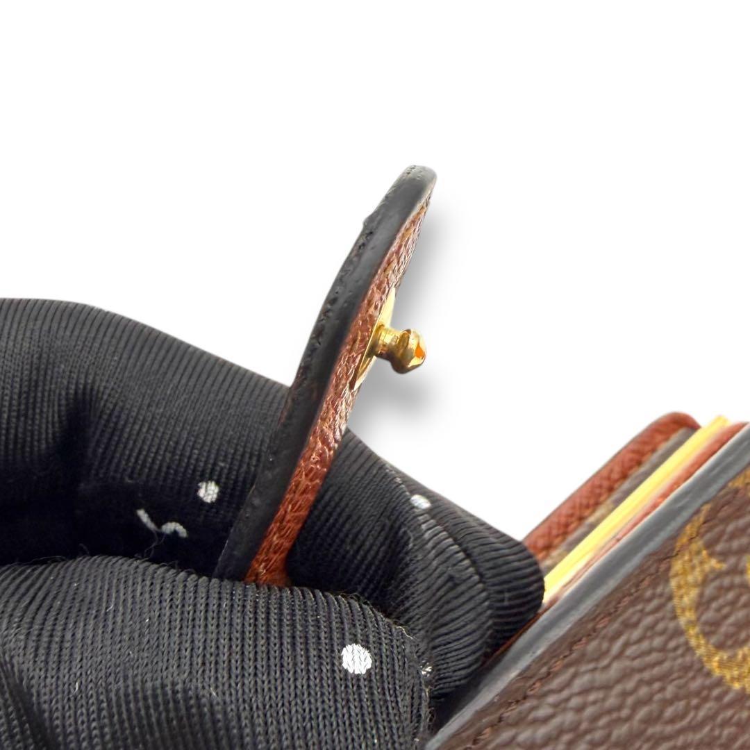 【美品】　ルイヴィトン がま口財布 モノグラム ポルトフォイユ ヴィエノワ