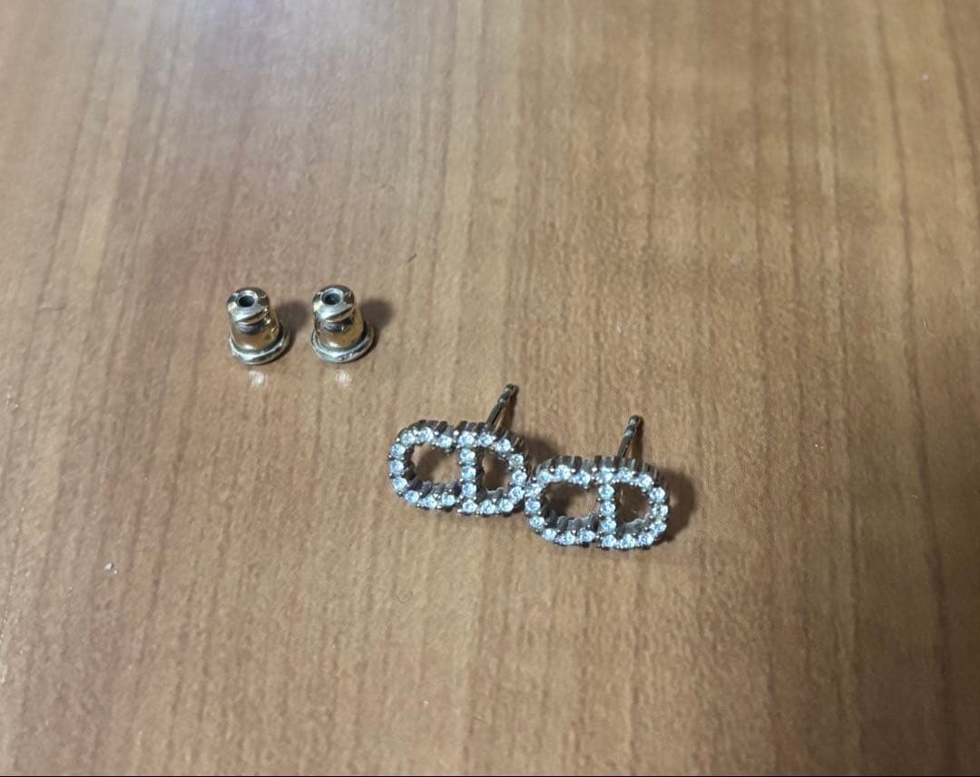 Dior Clair D Lune ピアス　ゴールド