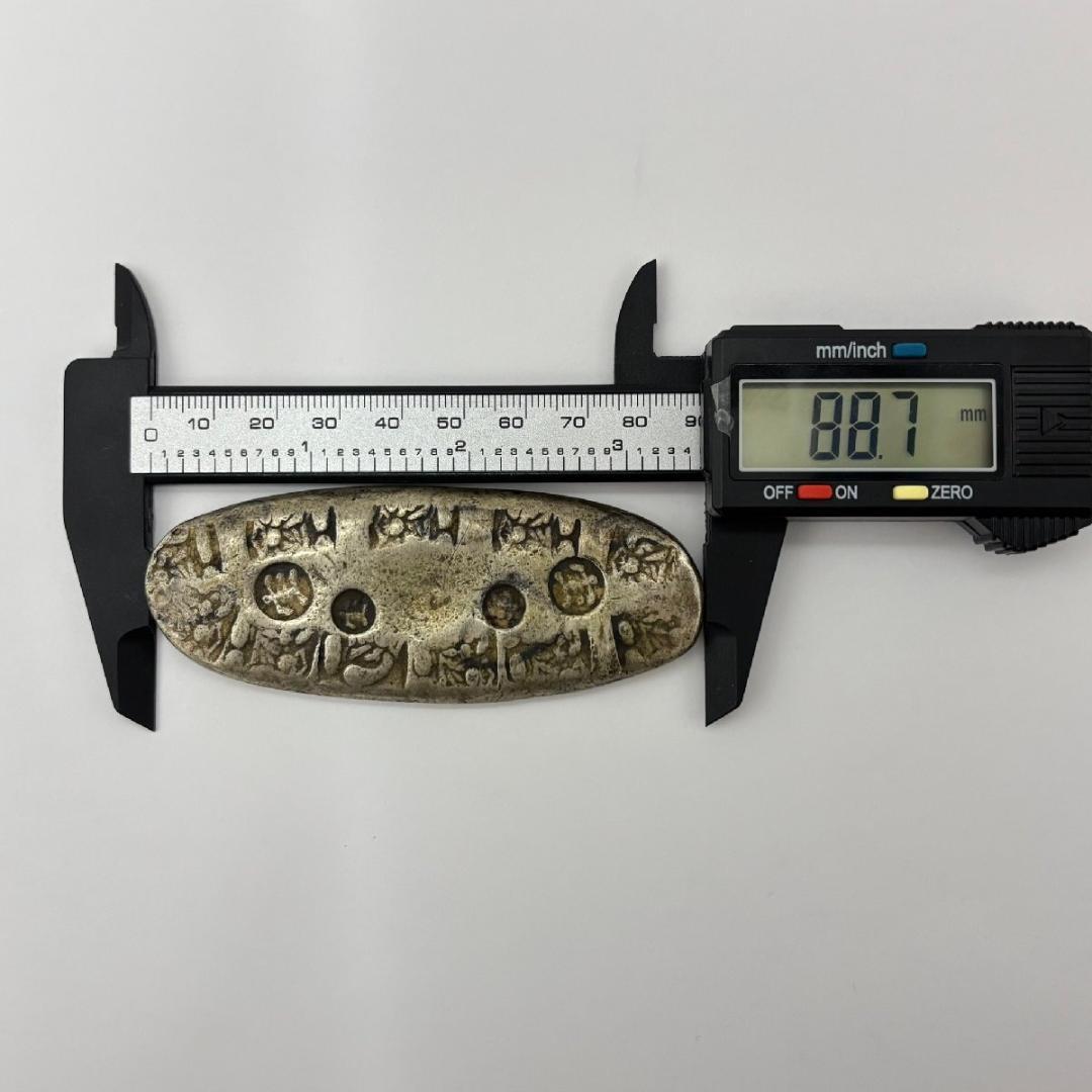 宝永丁銀 宝永四ツ宝丁銀刻印有り 約154.9g