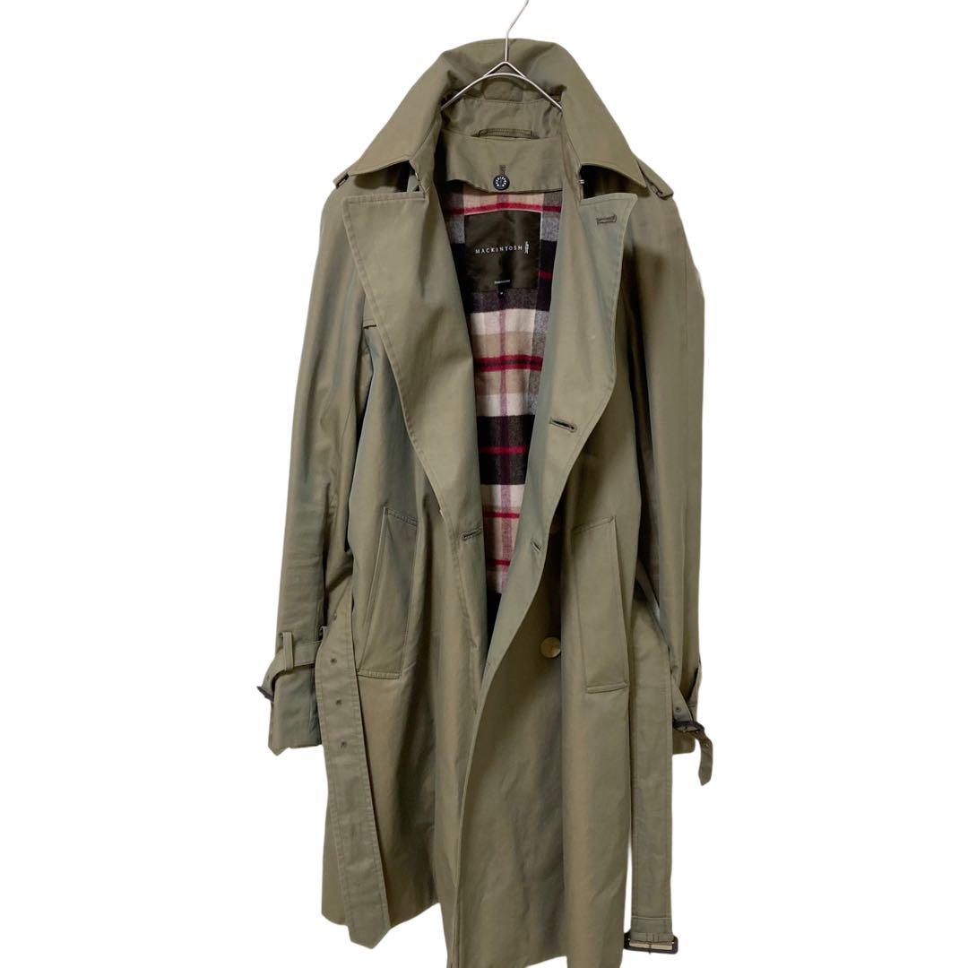 八木通商 Mackintosh トレンチコート カーキ　ソラーロ 36 英国製