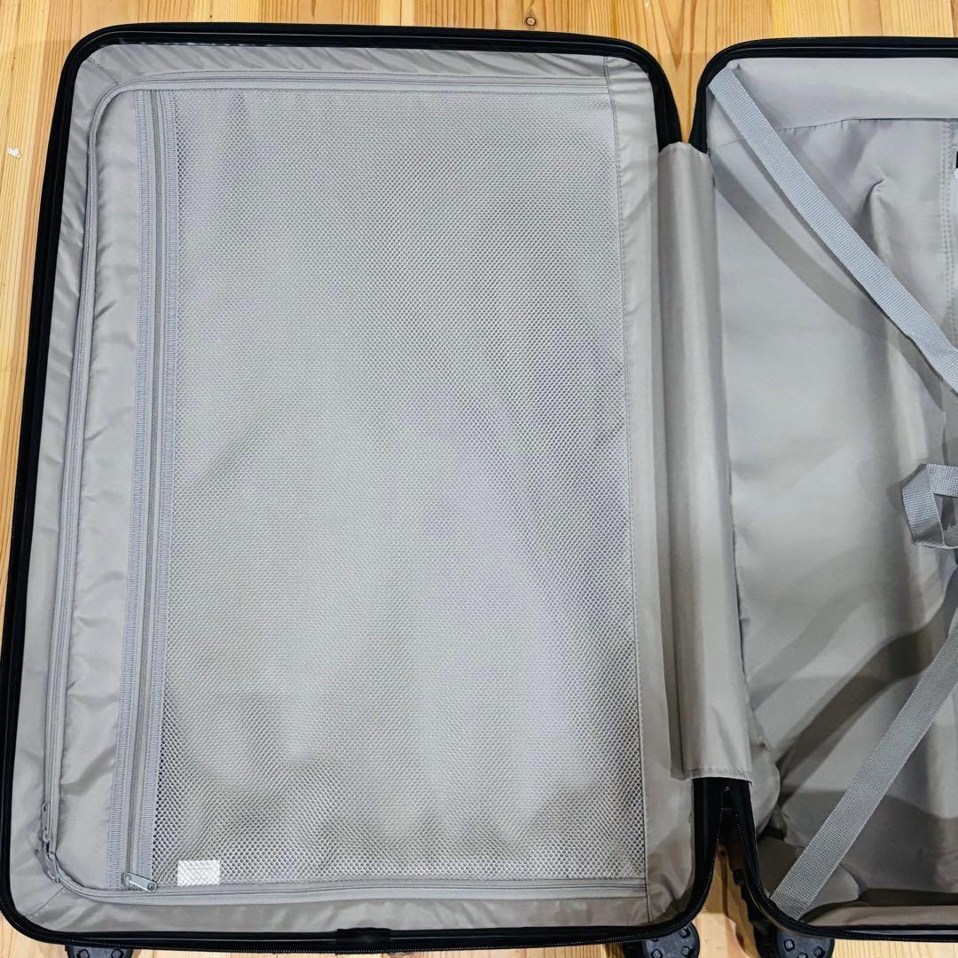 特大型　無印良品　黒 ハードキャリーケース 104リットル　TSAロック 4輪