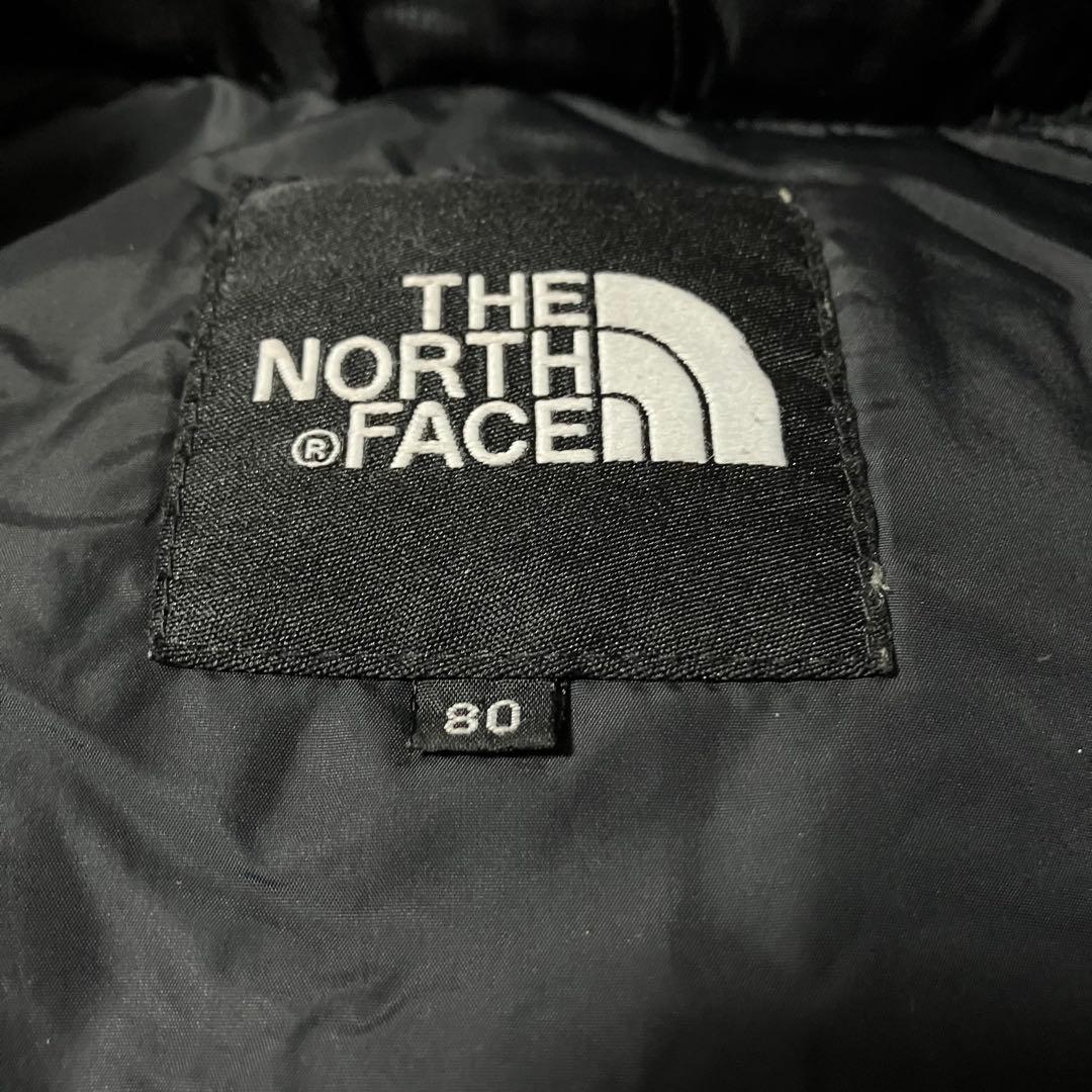 《希少》ザノースフェイス　ヌプシ　ダウンジャケット 刺繍ロゴ　ブラック　Ｓ
