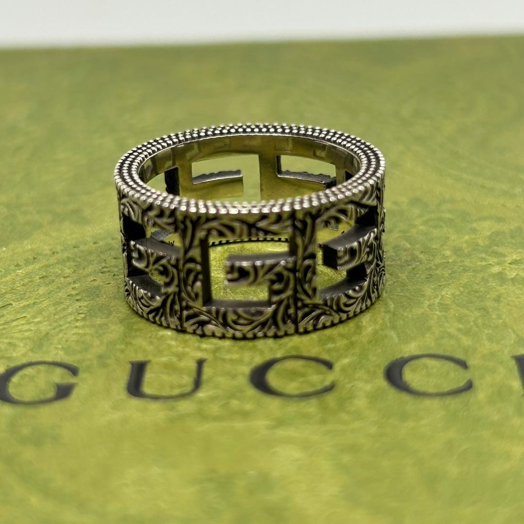 グッチ　GUCCI 指輪　リング　16号　アラベスク