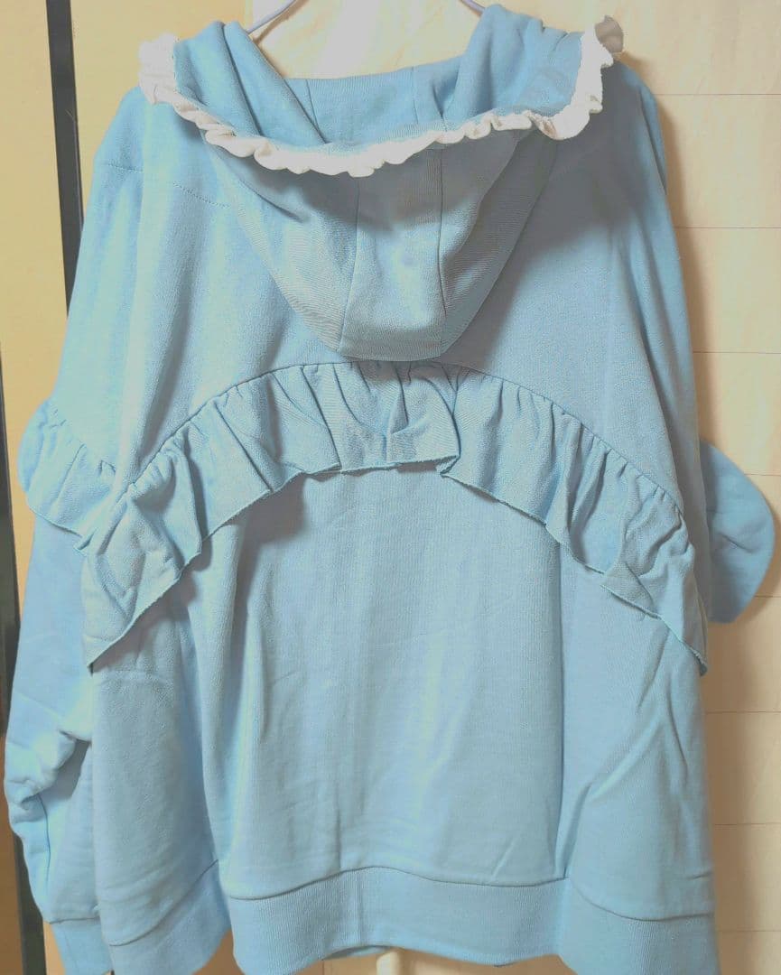 新品未使用　satoi パーカー　フリルパーカー　フーディ　Bigパーカー