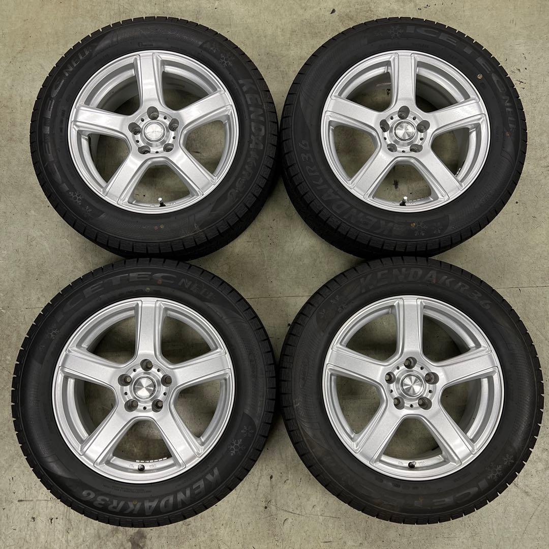 225/60R17 スタッドレス　ホイール　4本有り　バリ山　送料込み　③