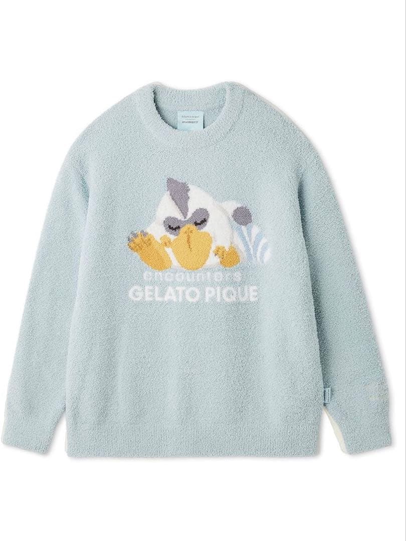 新品未開封ジェラピケドラゴンクエスト ベビモコプルオーバー&ボーダーロングパンツ