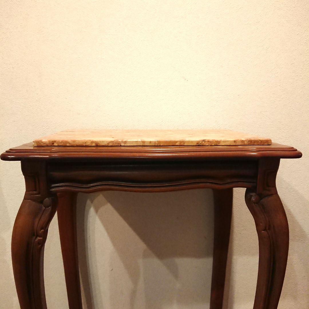 【超メルカリ市限定価格】イタリア 大理石 猫脚コンソールテーブル アンティーク
