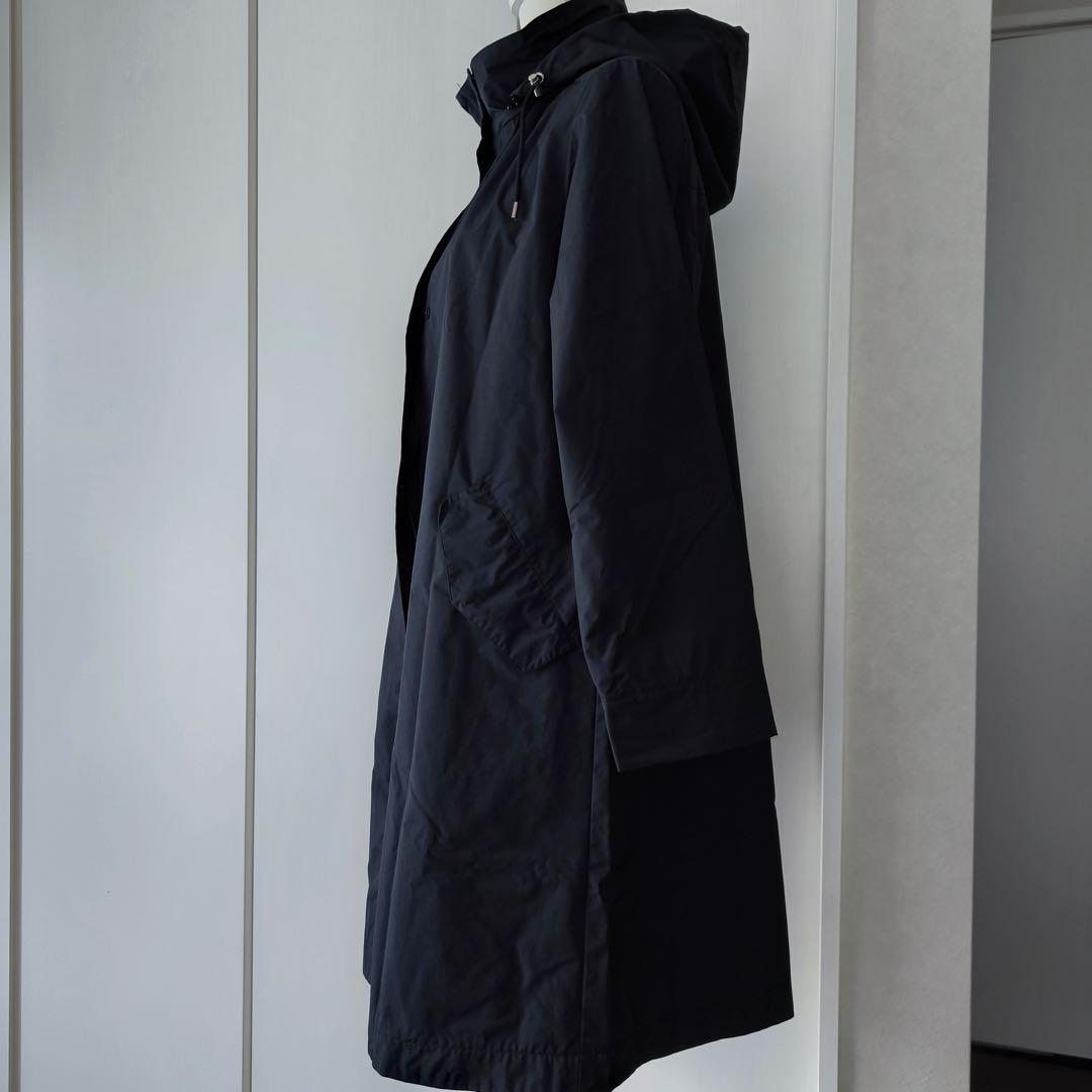 極美品　DANSKIN ダンスキン　コート　撥水　ウエア　フード取外し可能