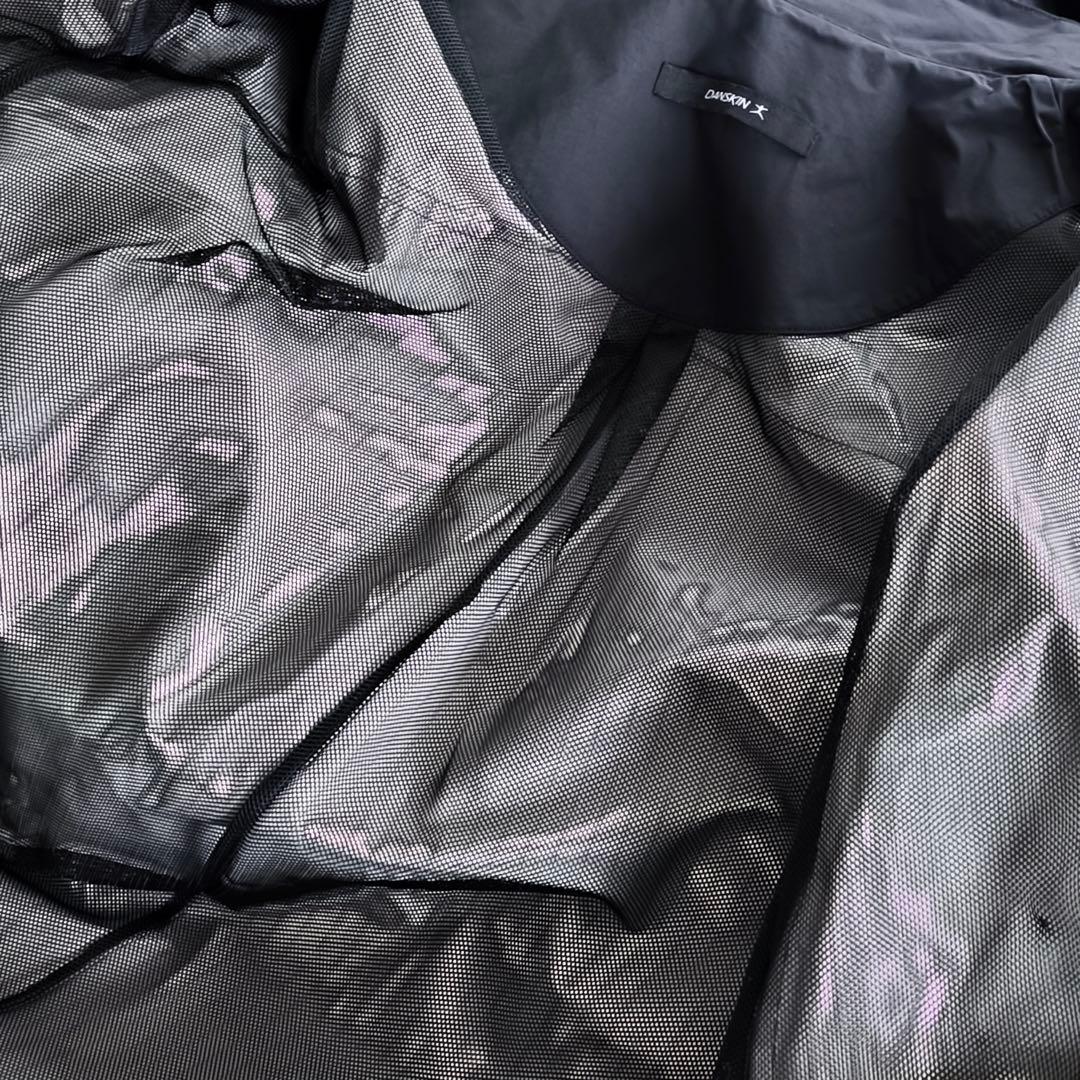 極美品　DANSKIN ダンスキン　コート　撥水　ウエア　フード取外し可能