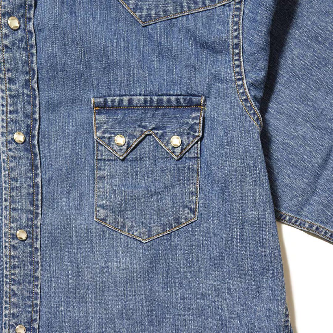 【スタンダードカリフォルニア】オフィシャル限定 デニムウエスタンシャツ Ｌサイズ