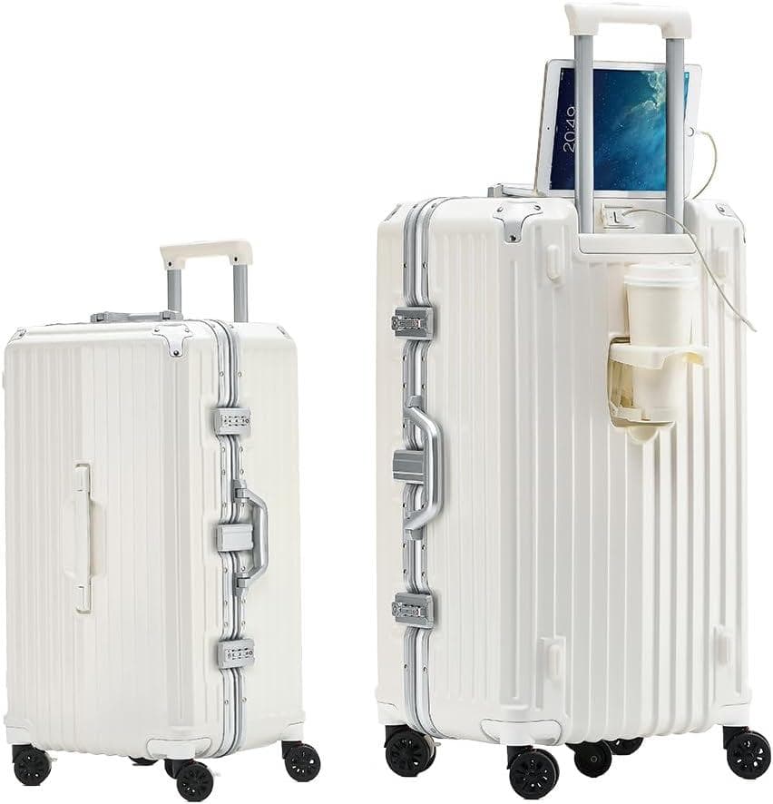 Lサイズ 大容量スーツケース 静音360度回転キャスター TSAロック