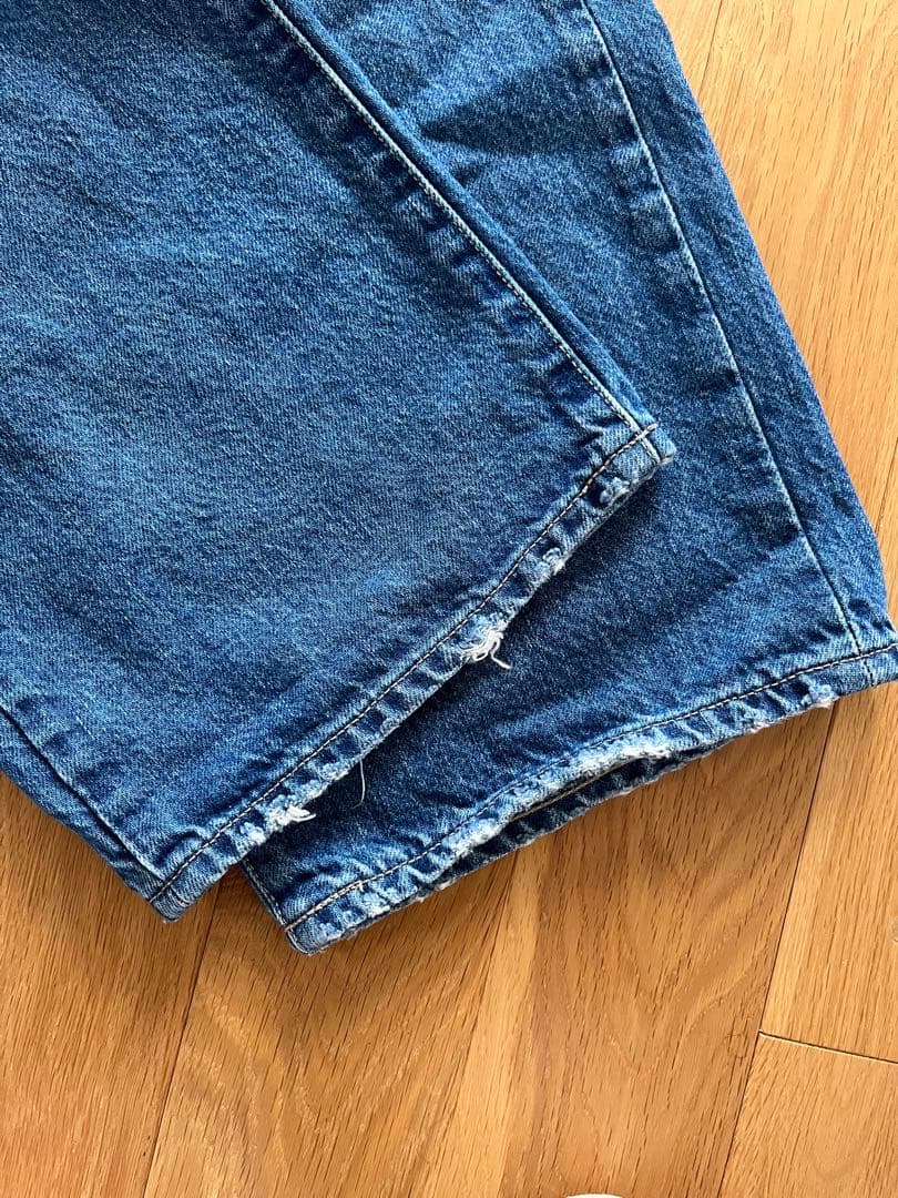 IENA別注 KURO OPTIMA ワイドテーパードデニム　28