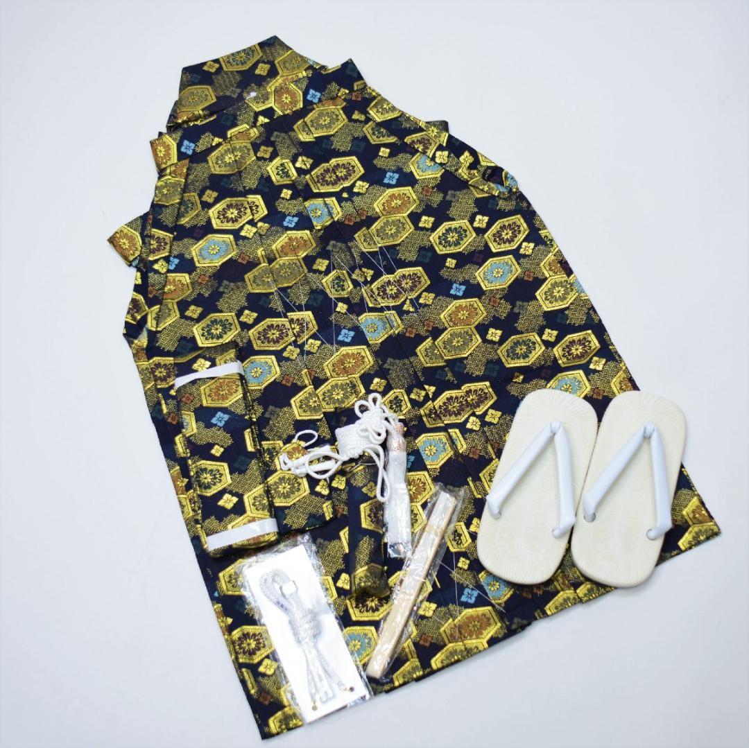 七五三 五歳 男児 袴小物セット 紋袴 草履サイズ変更可 NO240823-05