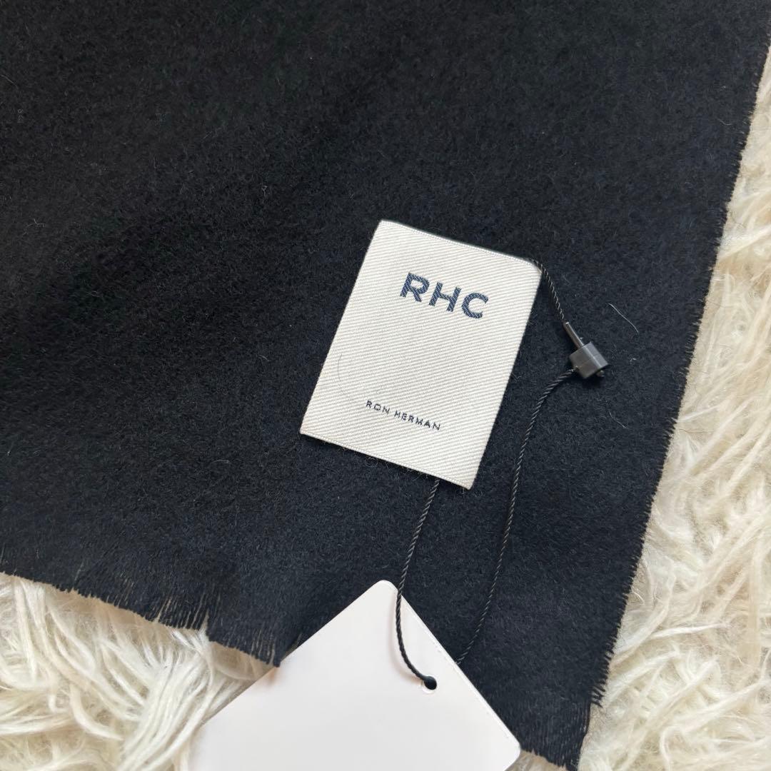 ✨新品未使用タグ付き　RHC ロンハーマン　 カシミヤ100 マフラー　ブラック