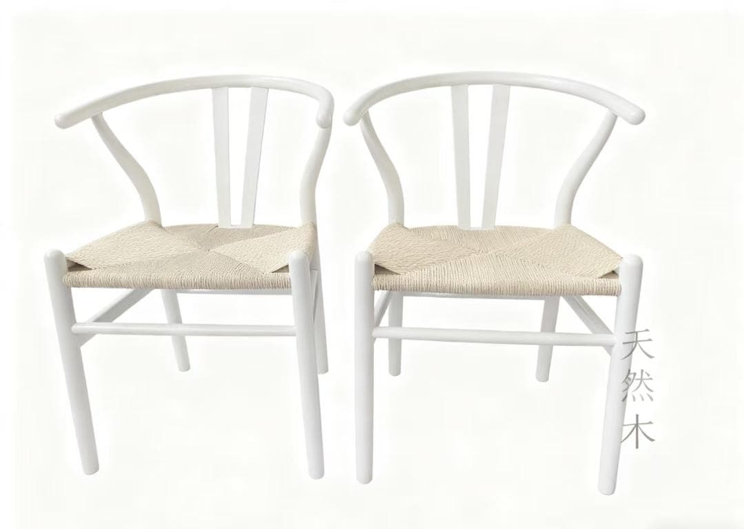 最後1脚在庫一掃　新品未使用　完成品人気品　天然木製ダイニングチェア ワイチェア